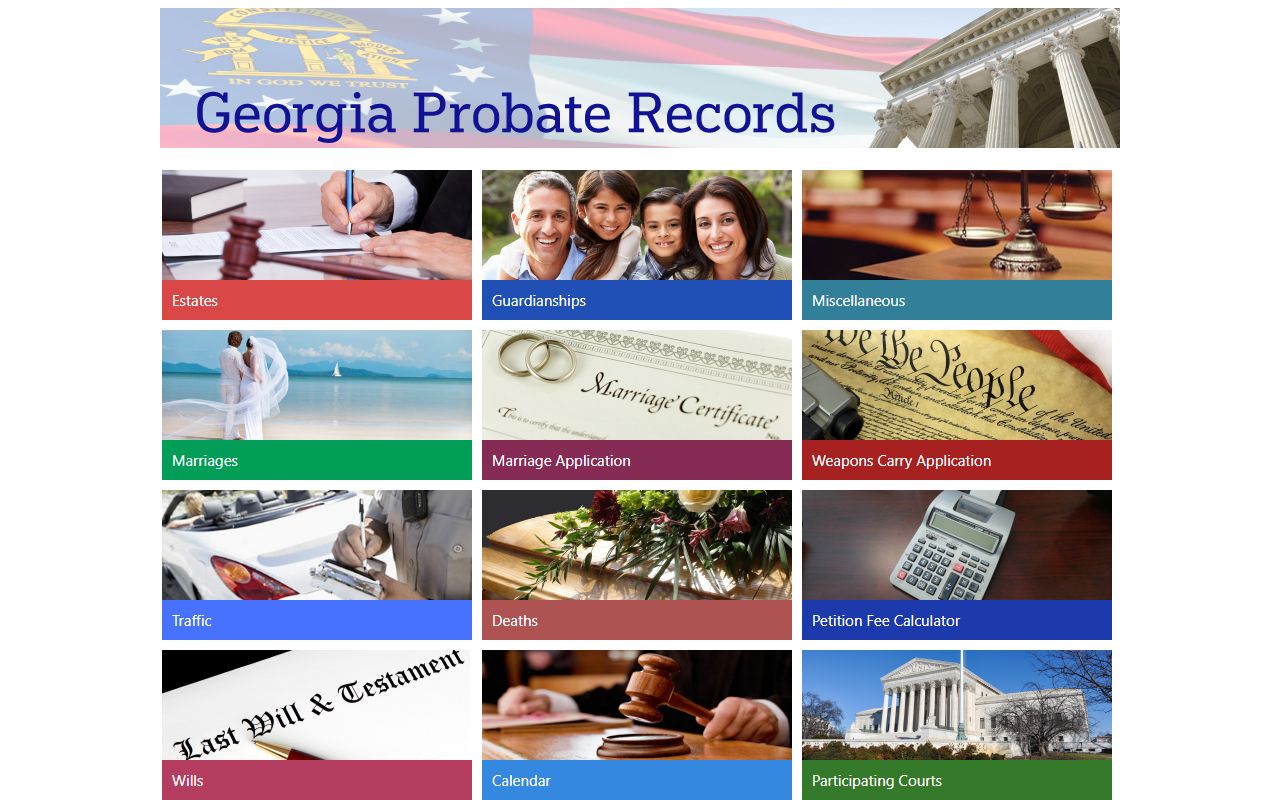 Lamar County court dockets Georgia Probate Records portal