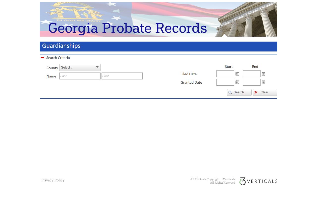 Georgia Probate Records guardianship search for Lamar County probate matters